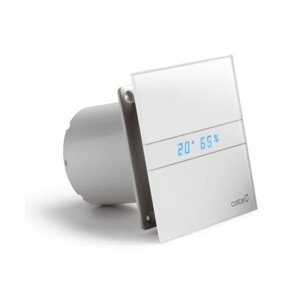 Sapho Cata E - Koupelnový ventilátor axiální s automatem E-100 GTH, 8 W, potrubí 100 mm, bílá 00900200
